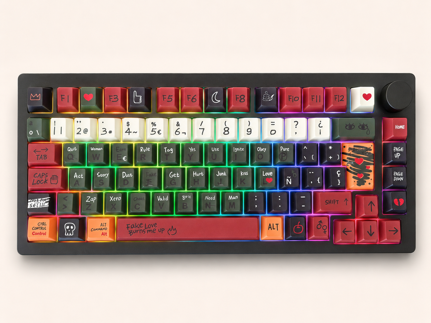 Teclado Burning Love