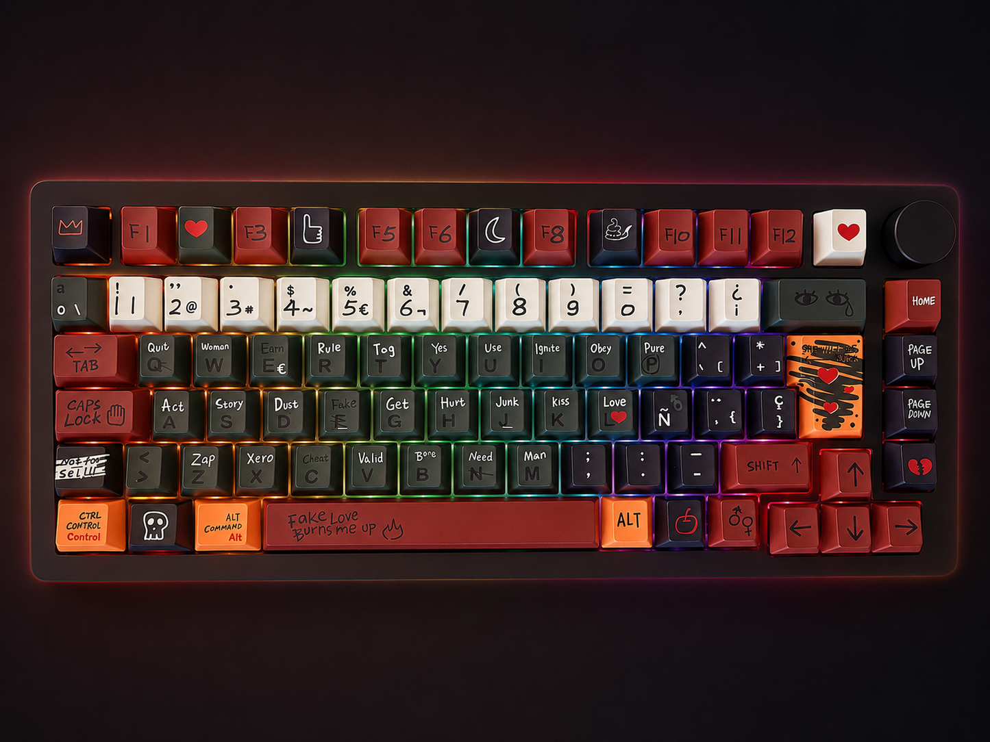 Teclado Burning Love