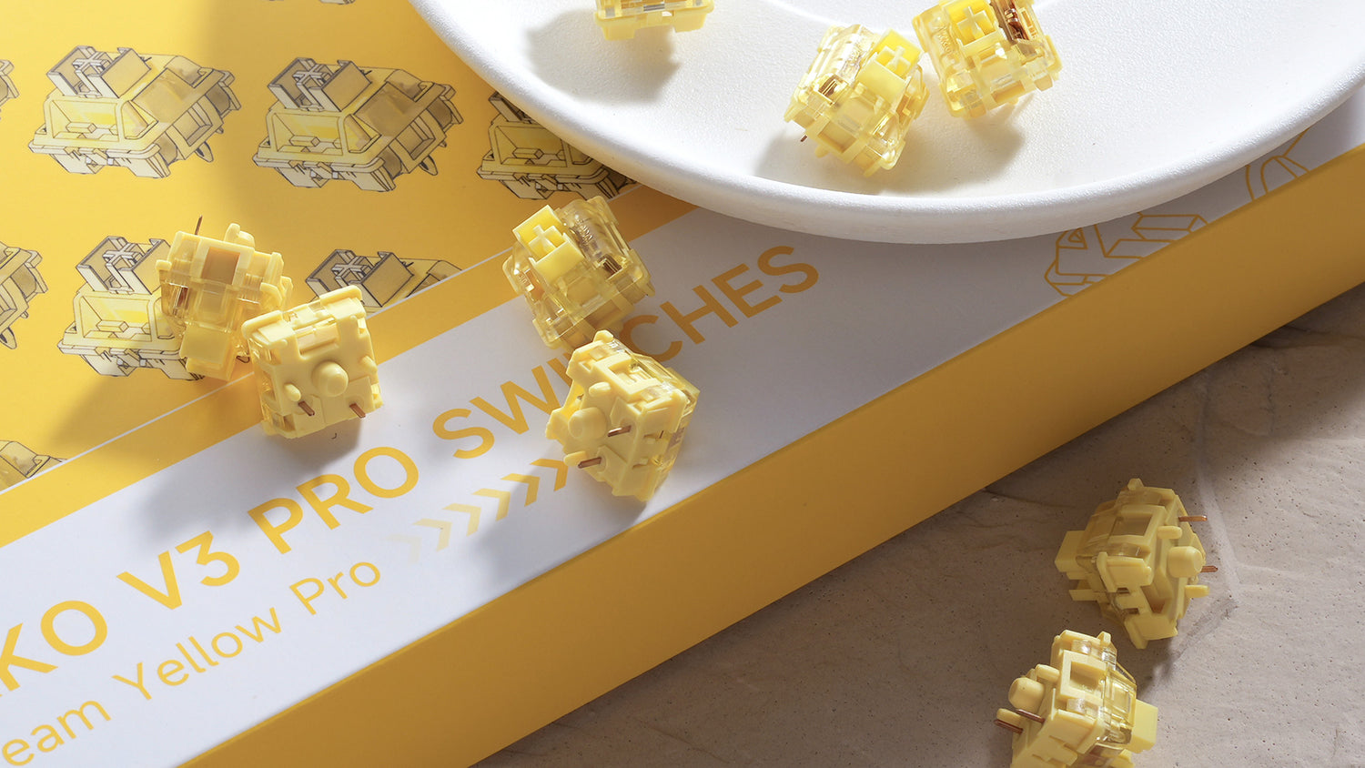 Akko V3 Creamy Yellow Pro Switch (45 unitats)