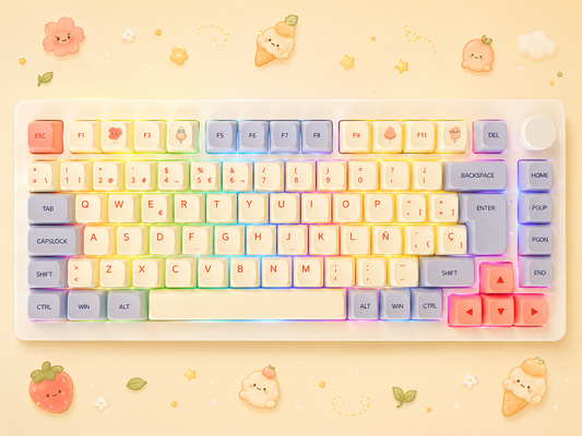 Cream Flow Keyboard