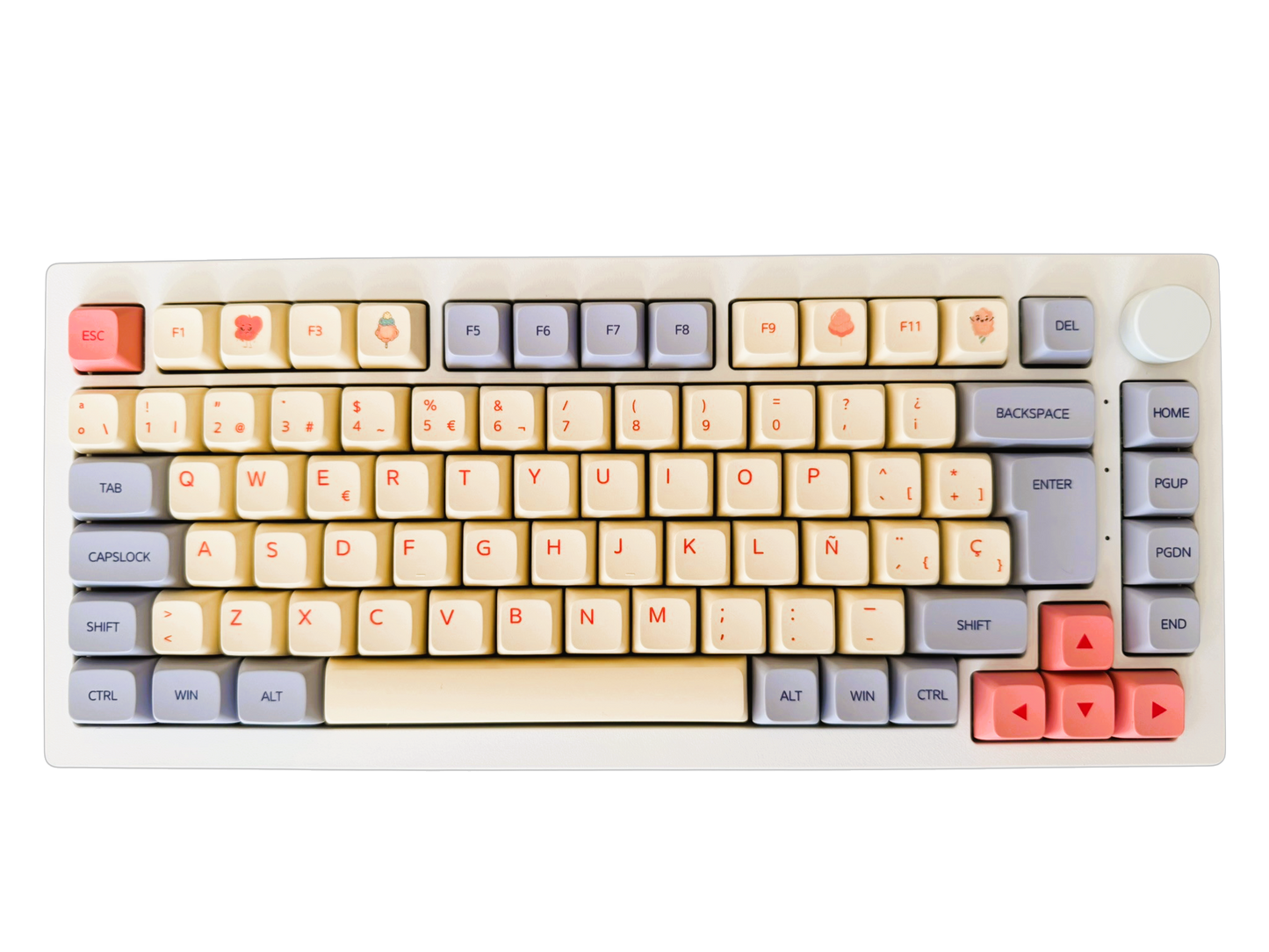 Cream Flow Keyboard
