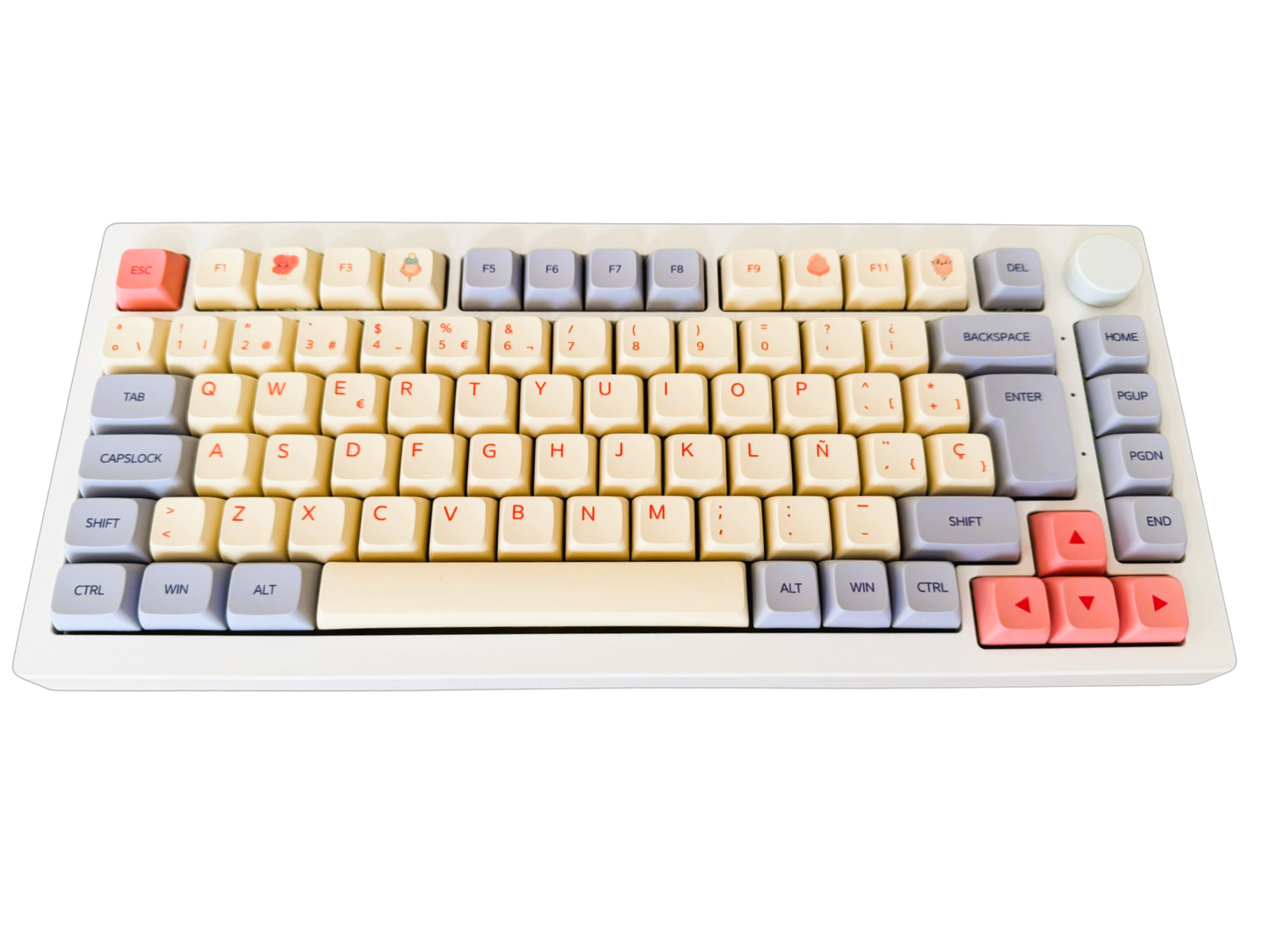 Cream Flow Keyboard